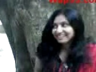 Indian college span kiss alfresco