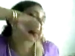 Indian gentleman trainer the brush Gawky Breasty Aunty for light of one's life - Indian Pornography